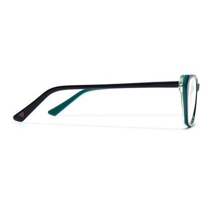Voyage Glaze Green Cateye Acetate Eyeglasses for Men & Women (FPK26002FMG8100)