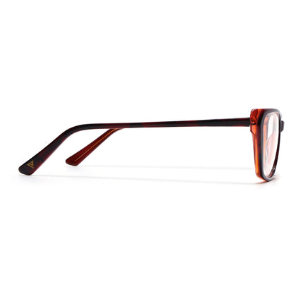 Voyage Glaze Red Cateye Acetate Eyeglasses for Men & Women (FPK26002FMG8102)
