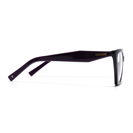 Voyage Glaze Purple Cateye Acetate Eyeglasses for Women (FPK26004FMG8145)