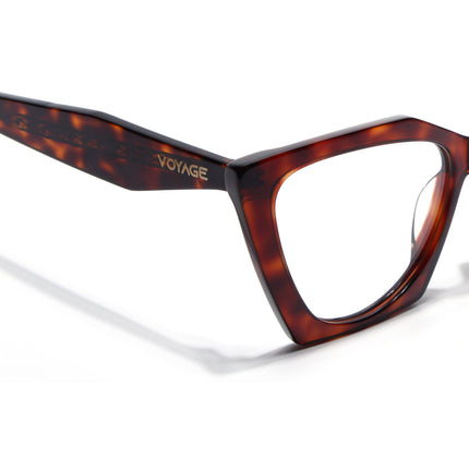Voyage Glaze Demi Brown Cateye Acetate Eyeglasses for Women (FPK26004FMG8147)