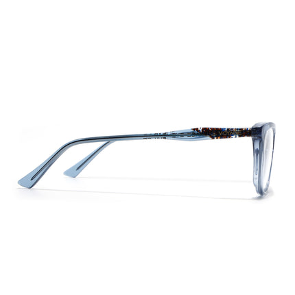 Voyage Glaze Blue Cateye Acetate Eyeglasses for Men & Women (FPK26005FMG8084)