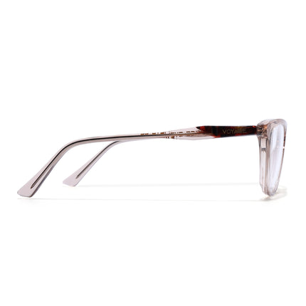 Voyage Glaze Brown Cateye Acetate Eyeglasses for Men & Women (FPK26005FMG8085)
