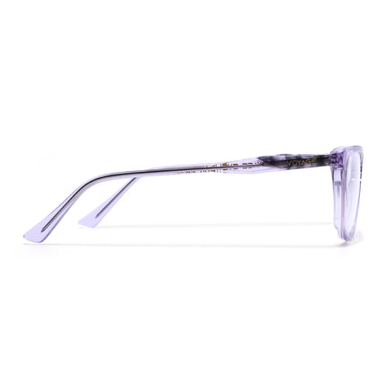 Voyage Glaze Purple Cateye Acetate Eyeglasses for Men & Women (FPK26005FMG8086)