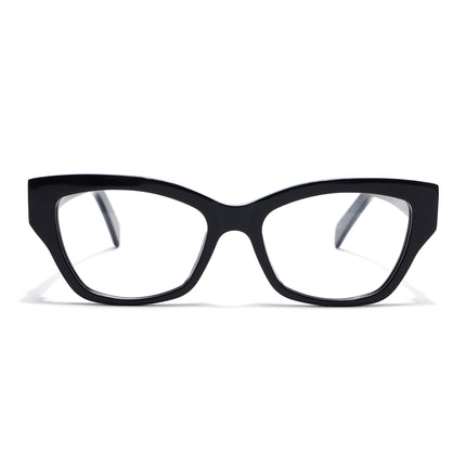 Voyage Glaze Black Cateye Acetate Eyeglasses for Women (FPK26006FMG8129)