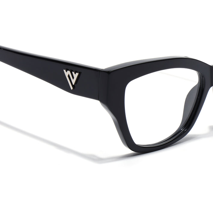 Voyage Glaze Black Cateye Acetate Eyeglasses for Women (FPK26006FMG8129)