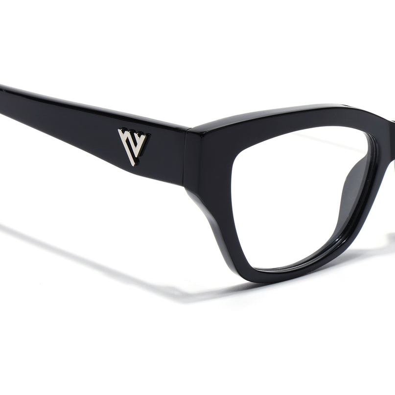 Voyage Glaze Black Cateye Acetate Eyeglasses for Women (FPK26006FMG8129)