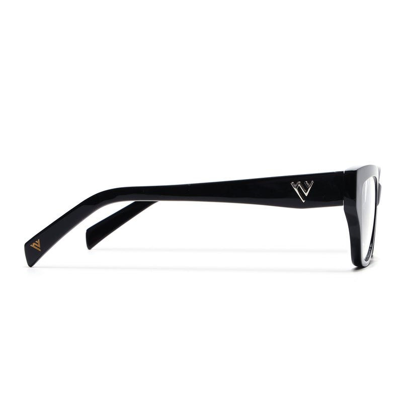 Voyage Glaze Black Cateye Acetate Eyeglasses for Women (FPK26006FMG8129)