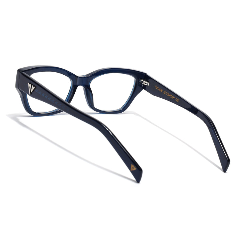 Voyage Glaze Blue Cateye Acetate Eyeglasses for Women (FPK26006FMG8130)