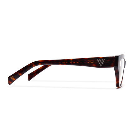Voyage Glaze Demi Brown Cateye Acetate Eyeglasses for Women (FPK26006FMG8133)
