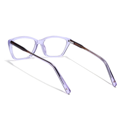 Voyage Glaze Purple Cateye Acetate Eyeglasses for Men & Women (FPK26007FMG8104)