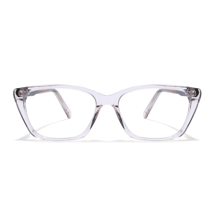 Voyage Glaze Brown Cateye Acetate Eyeglasses for Men & Women (FPK26007FMG8107)