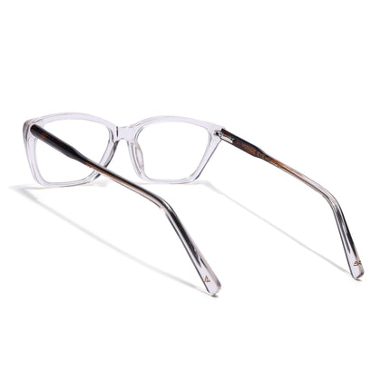 Voyage Glaze Brown Cateye Acetate Eyeglasses for Men & Women (FPK26007FMG8107)