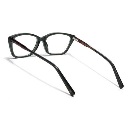 Voyage Glaze Olive Cateye Acetate Eyeglasses for Men & Women (FPK26007FMG8108)