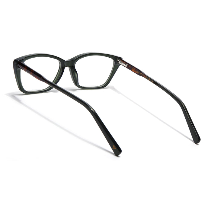 Voyage Glaze Olive Cateye Acetate Eyeglasses for Men & Women (FPK26007FMG8108)