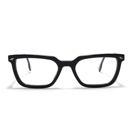 Voyage Glaze Black Rectangle Acetate Eyeglasses for Men & Women (FPK26008FMG8109)