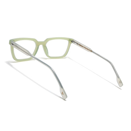 Voyage Glaze Green Rectangle Acetate Eyeglasses for Men & Women (FPK26008FMG8111)