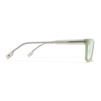 Voyage Glaze Green Rectangle Acetate Eyeglasses for Men & Women (FPK26008FMG8111)