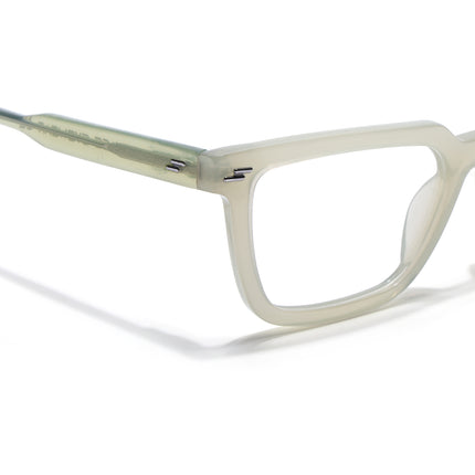 Voyage Glaze Light Green Rectangle Acetate Eyeglasses for Men & Women (FPK26008FMG8112)