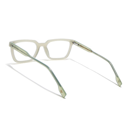 Voyage Glaze Light Green Rectangle Acetate Eyeglasses for Men & Women (FPK26008FMG8112)