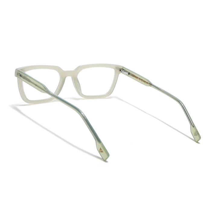 Voyage Glaze Light Green Rectangle Acetate Eyeglasses for Men & Women (FPK26008FMG8112)
