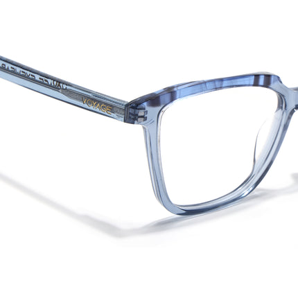 Voyage Glaze Blue Wayfarer Acetate Eyeglasses for Men & Women (FPK26009FMG8119)
