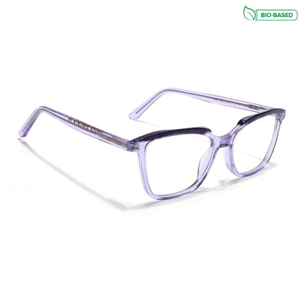 Voyage Glaze Purple Wayfarer Acetate Eyeglasses for Men & Women (FPK26009FMG8120)