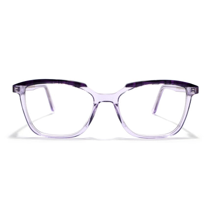 Voyage Glaze Purple Wayfarer Acetate Eyeglasses for Men & Women (FPK26009FMG8120)
