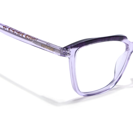 Voyage Glaze Purple Wayfarer Acetate Eyeglasses for Men & Women (FPK26009FMG8120)