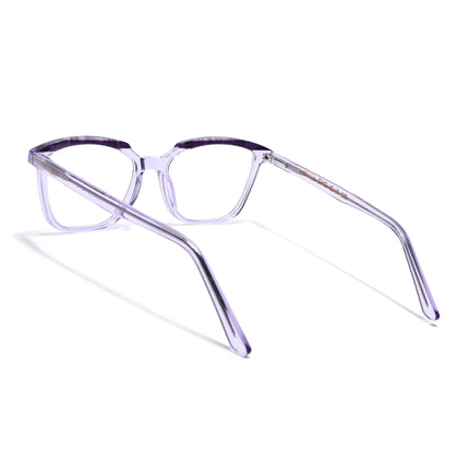 Voyage Glaze Purple Wayfarer Acetate Eyeglasses for Men & Women (FPK26009FMG8120)