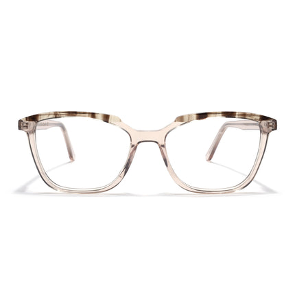 Voyage Glaze Brown Wayfarer Acetate Eyeglasses for Men & Women (FPK26009FMG8122)