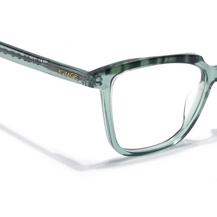 Voyage Glaze Green Wayfarer Acetate Eyeglasses for Men & Women (FPK26009FMG8123)