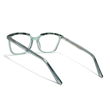 Voyage Glaze Green Wayfarer Acetate Eyeglasses for Men & Women (FPK26009FMG8123)