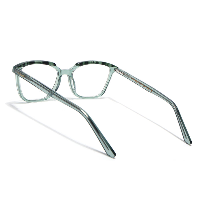 Voyage Glaze Green Wayfarer Acetate Eyeglasses for Men & Women (FPK26009FMG8123)