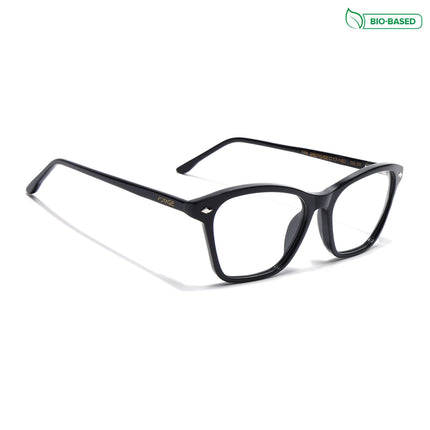 Voyage Glaze Black Cateye Acetate Eyeglasses for Women (FPK26010FMG8134)