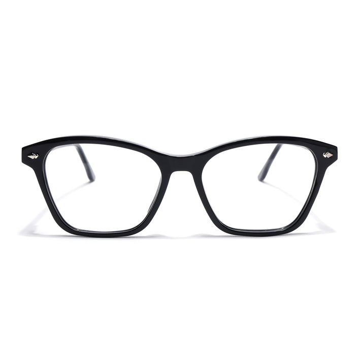 Voyage Glaze Black Cateye Acetate Eyeglasses for Women (FPK26010FMG8134)