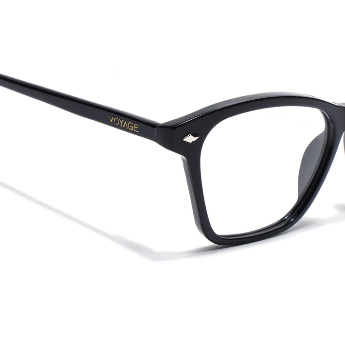 Voyage Glaze Black Cateye Acetate Eyeglasses for Women (FPK26010FMG8134)
