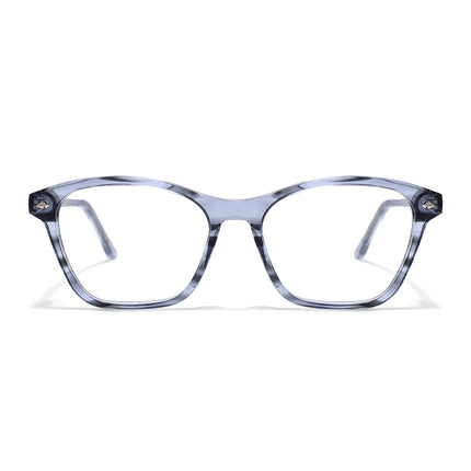 Voyage Glaze Blue Cateye Acetate Eyeglasses for Women (FPK26010FMG8135)