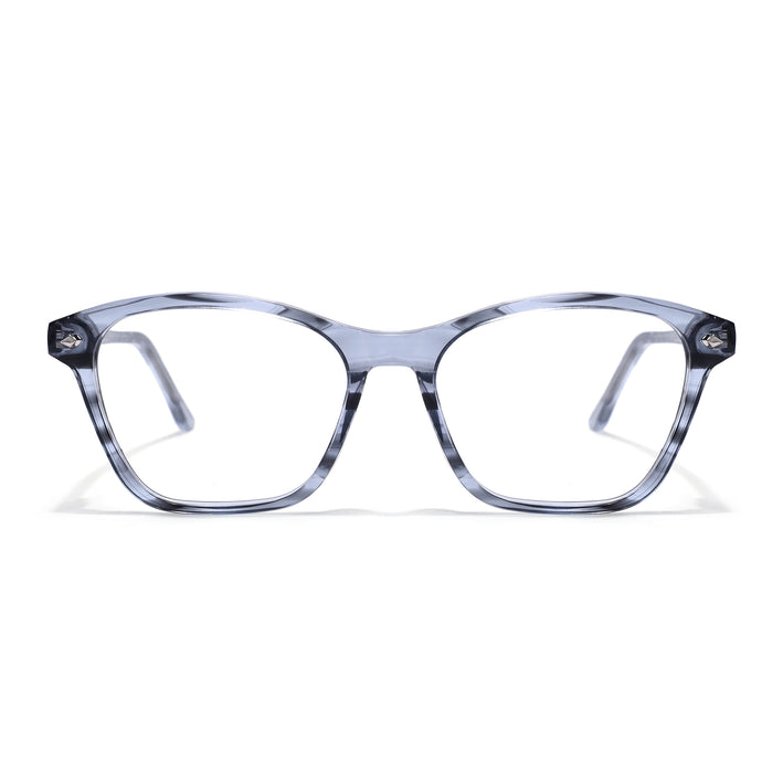 Voyage Glaze Blue Cateye Acetate Eyeglasses for Women (FPK26010FMG8135)