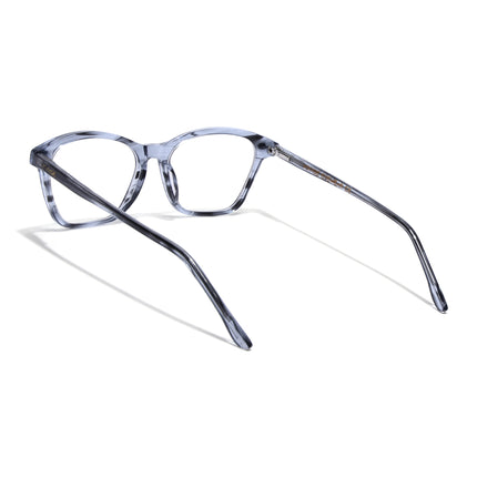 Voyage Glaze Blue Cateye Acetate Eyeglasses for Women (FPK26010FMG8135)