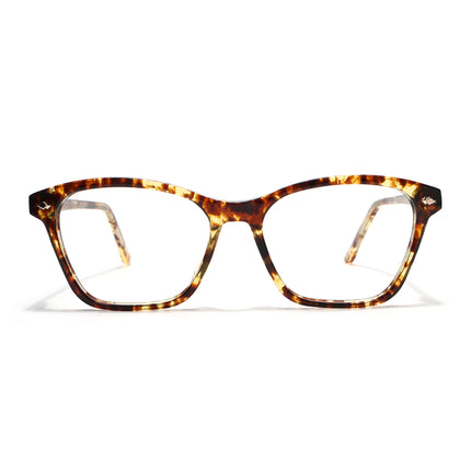 Voyage Glaze Demi Brown Cateye Acetate Eyeglasses for Women (FPK26010FMG8137)