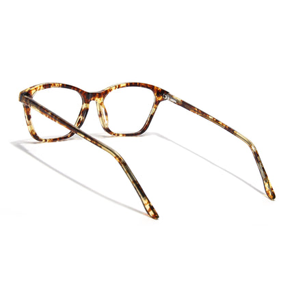 Voyage Glaze Demi Brown Cateye Acetate Eyeglasses for Women (FPK26010FMG8137)