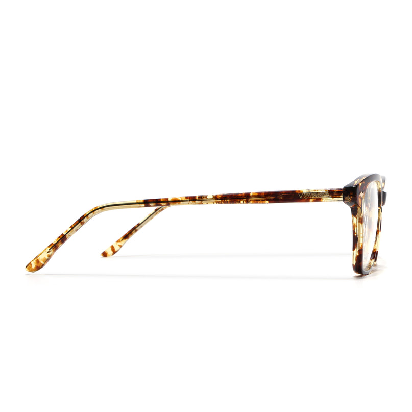 Voyage Glaze Demi Brown Cateye Acetate Eyeglasses for Women (FPK26010FMG8137)