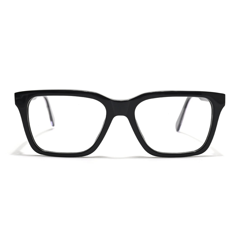 Voyage Glaze Black Wayfarer Acetate Eyeglasses for Men & Women (FPK26011FMG8690)