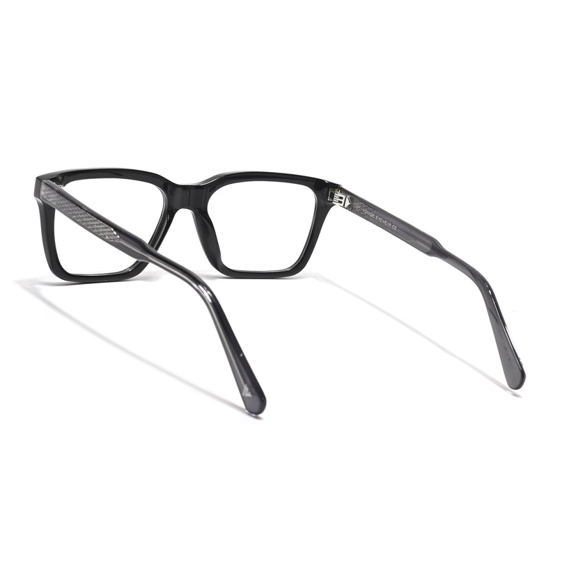 Voyage Glaze Black Wayfarer Acetate Eyeglasses for Men & Women (FPK26011FMG8690)