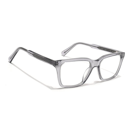 Voyage Glaze Grey Wayfarer Acetate Eyeglasses for Men & Women (FPK26011FMG8691)