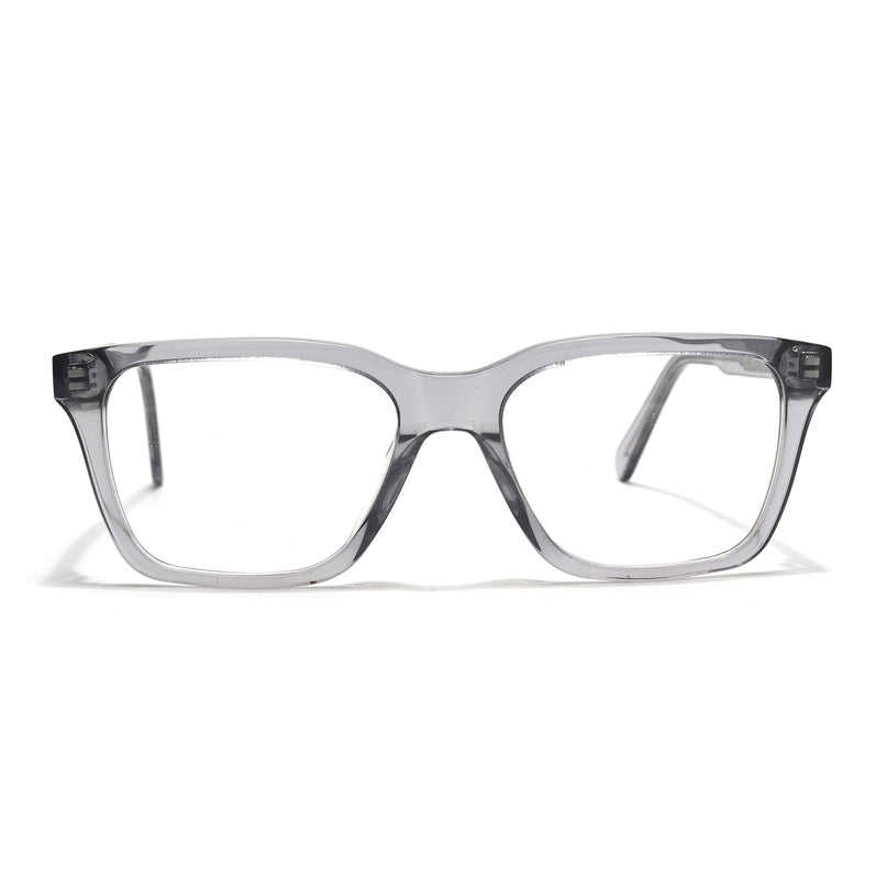 Voyage Glaze Grey Wayfarer Acetate Eyeglasses for Men & Women (FPK26011FMG8691)