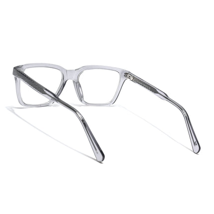Voyage Glaze Grey Wayfarer Acetate Eyeglasses for Men & Women (FPK26011FMG8691)