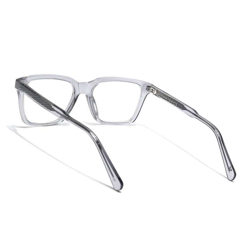 Voyage Glaze Grey Wayfarer Acetate Eyeglasses for Men & Women (FPK26011FMG8691)
