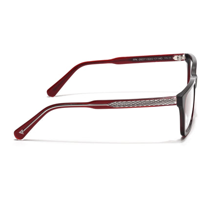 Voyage Glaze Wine Wayfarer Acetate Eyeglasses for Men & Women (FPK26011FMG8692)