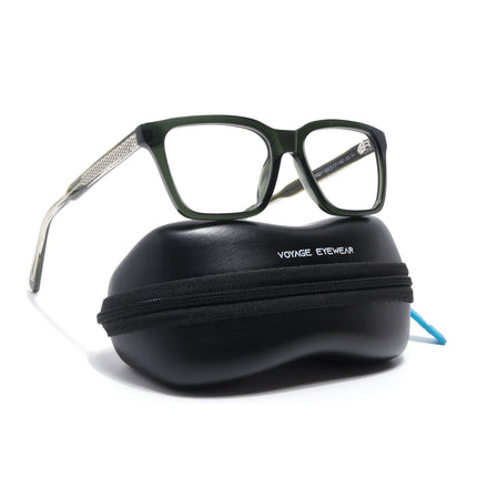Voyage Glaze Green Wayfarer Acetate Eyeglasses for Men & Women (FPK26011FMG8693)